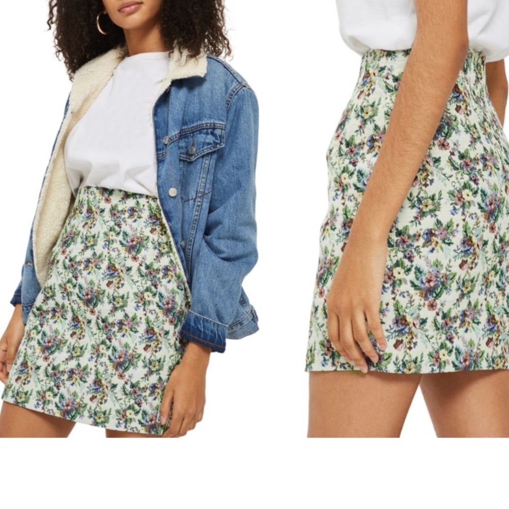 NEW Topshop high waisted skirt NWOT